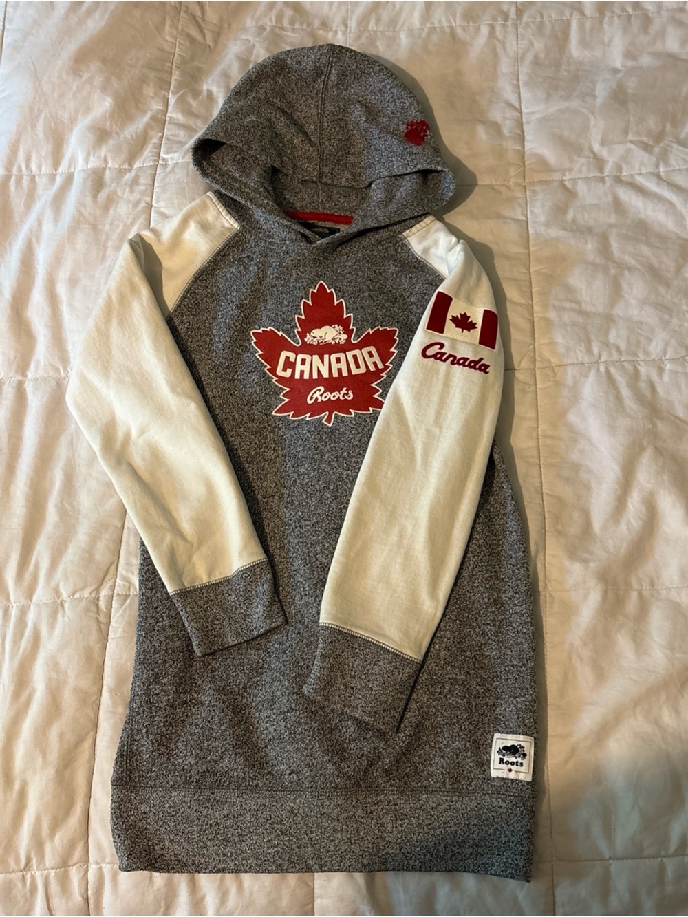 Roots Kids Canada pullover hoodie size L excellent condition